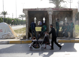 سوگواره پنجم-عکس 55-رسول مختاری-پیاده روی اربعین از نجف تا کربلا