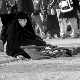 سوگواره سوم-عکس 63-علی ناصری-پیاده روی اربعین از نجف تا کربلا