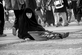 سوگواره سوم-عکس 63-علی ناصری-پیاده روی اربعین از نجف تا کربلا
