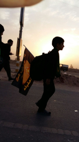 سوگواره پنجم-عکس 9-زهرا شهید-پیاده روی اربعین از نجف تا کربلا