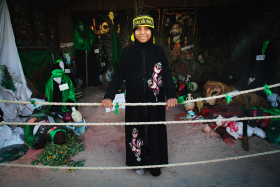 سوگواره سوم-عکس 115-حسین استوار -پیاده روی اربعین از نجف تا کربلا