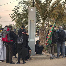 سوگواره پنجم-عکس 12-یحیی محمد علیی-پیاده روی اربعین از نجف تا کربلا