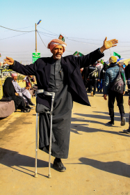 سوگواره پنجم-عکس 43-مجید حجتی-پیاده روی اربعین از نجف تا کربلا