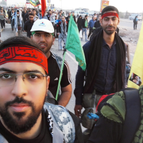 سوگواره چهارم-عکس 20-سید محمد حسین موسوی نژاد-پیاده روی اربعین از نجف تا کربلا
