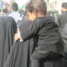 سوگواره سوم-عکس 3-محمدرضا زندشهری قمی-پیاده روی اربعین از نجف تا کربلا