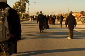 سوگواره سوم-عکس 1-محمد حسین ابراهیمی ورکیانی-پیاده روی اربعین از نجف تا کربلا