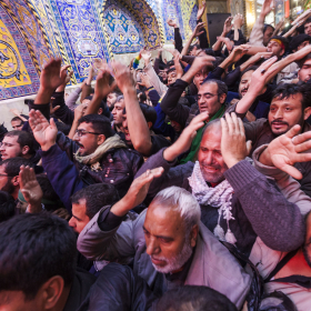 سوگواره پنجم-عکس 16-محمود صادقی-پیاده روی اربعین از نجف تا کربلا