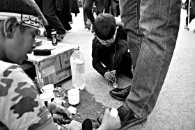 سوگواره پنجم-عکس 45-محمد حسین صادقی-پیاده روی اربعین از نجف تا کربلا
