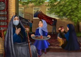 فراخوان تصویرسازی روضه‌های خانگی-fatemeh Paknezhad-تصویرسازی روضه‌های خانگی