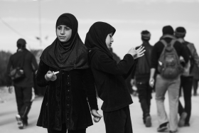 سوگواره چهارم-عکس 12-حسین علی پور-پیاده روی اربعین از نجف تا کربلا