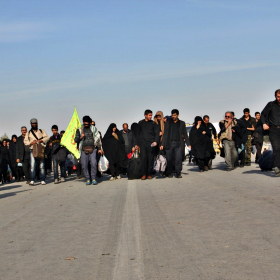 سوگواره چهارم-عکس 11-ناصر گل نظری-پیاده روی اربعین از نجف تا کربلا