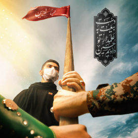 نهمین سوگواره عاشورایی پوستر هیأت-سید محمد امین شفیعی-بخش جنبی-پوستر شیعی
