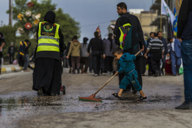 سوگواره پنجم-عکس 57-علی ابک-پیاده روی اربعین از نجف تا کربلا