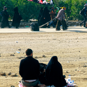 سوگواره سوم-عکس 8-محمد طاها مازندرانی-پیاده روی اربعین از نجف تا کربلا