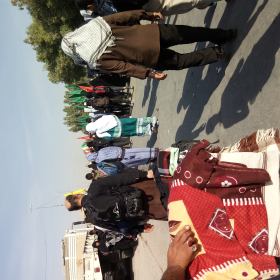 سوگواره پنجم-عکس 6-انسیه حسن نژاد-پیاده روی اربعین از نجف تا کربلا