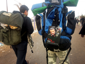 سوگواره چهارم-عکس 24-محمد حسین کلهر-پیاده روی اربعین از نجف تا کربلا