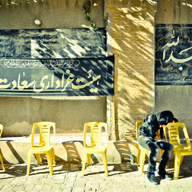 سوگواره دوم-عکس 31-امیر حسین علیداقی-جلسه هیأت فضای بیرونی 