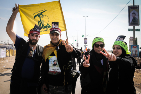 سوگواره پنجم-عکس 14-سید محمود حسینی-پیاده روی اربعین از نجف تا کربلا