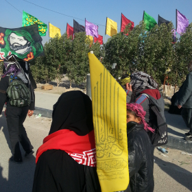 سوگواره دوم-عکس 3-حمیده کاظمی-پیاده روی اربعین از نجف تا کربلا