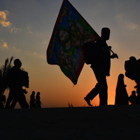 سوگواره چهارم-عکس 60-مهرداد  حسنی-پیاده روی اربعین از نجف تا کربلا