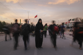 سوگواره پنجم-عکس 15-مسعود ماکاوند-پیاده روی اربعین از نجف تا کربلا