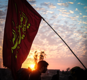 سوگواره پنجم-عکس 10-سید محمود حسینی-پیاده روی اربعین از نجف تا کربلا