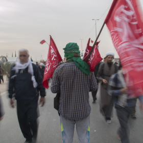 سوگواره پنجم-عکس 5-حسین محمدی-پیاده روی اربعین از نجف تا کربلا