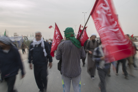 سوگواره پنجم-عکس 5-حسین محمدی-پیاده روی اربعین از نجف تا کربلا