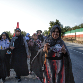 یازدهمین سوگواره عاشورایی عکس هیأت-مریم آل مومن دهکردی-بخش ویژه-پیاده‌روی اربعین حسینی(تک عکس)