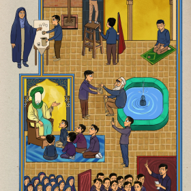 سومین فراخوان تصویرسازی هیأت-مصطفی احمدی میاندشتی-هیأت نوجوان