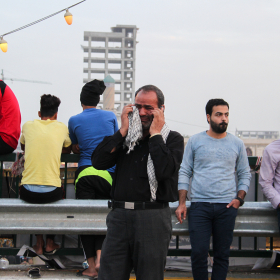 سوگواره پنجم-عکس 26-مسعود ماکاوند-پیاده روی اربعین از نجف تا کربلا