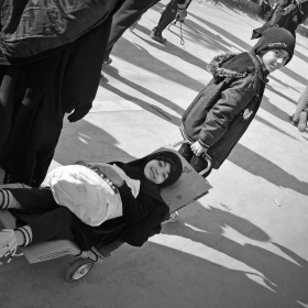 سوگواره سوم-عکس 6-حسین علی پور-پیاده روی اربعین از نجف تا کربلا