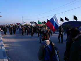 سوگواره دوم-عکس 1-حسین احمدی-پیاده روی اربعین از نجف تا کربلا
