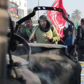 سوگواره سوم-عکس 12-محمدرضا زندشهری قمی-پیاده روی اربعین از نجف تا کربلا