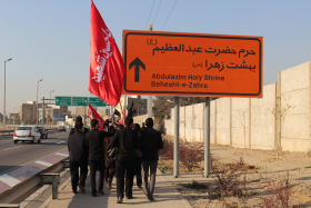 سوگواره چهارم-عکس 41-حسین دیواندری-پیاده روی اربعین از نجف تا کربلا