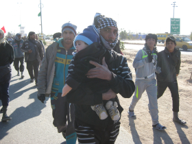 سوگواره دوم-عکس 56-محمد کشاورز-پیاده روی اربعین از نجف تا کربلا