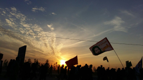 سوگواره پنجم-عکس 7-زهرا شهید-پیاده روی اربعین از نجف تا کربلا