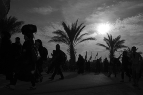 سوگواره چهارم-عکس 14-حسین نظرعلی-پیاده روی اربعین از نجف تا کربلا