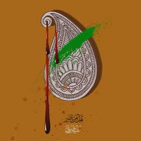دهمین سوگواره عاشورایی پوستر هیأت-شیما حسامی-بخش جنبی-پوستر شیعی
