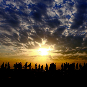 سوگواره سوم-عکس 22-حمید عابدی-پیاده روی اربعین از نجف تا کربلا