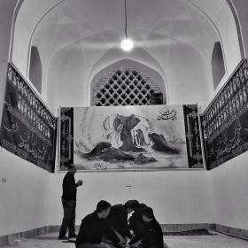فراخوان ششمین سوگواره عاشورایی عکس هیأت-حسین حسنی مقدم-بخش اصلی -جلسه هیأت
