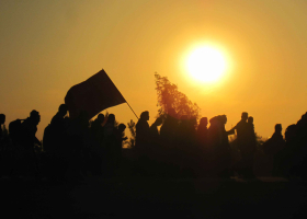 سوگواره چهارم-عکس 4-احمد جامه دارپور-پیاده روی اربعین از نجف تا کربلا