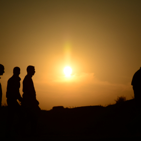سوگواره سوم-عکس 17-حسین بهرام نژاد-پیاده روی اربعین از نجف تا کربلا