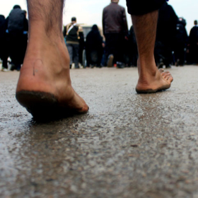 سوگواره سوم-عکس 3-مجتبی زیدابادی-پیاده روی اربعین از نجف تا کربلا
