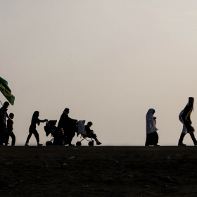 سوگواره چهارم-عکس 10-علی تیموری-پیاده روی اربعین از نجف تا کربلا