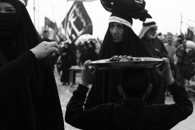 سوگواره سوم-عکس 16-مجید افشانی-پیاده روی اربعین از نجف تا کربلا