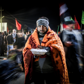 سوگواره پنجم-عکس 34-سید محمود حسینی-پیاده روی اربعین از نجف تا کربلا