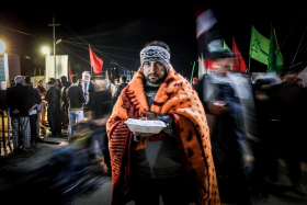 سوگواره پنجم-عکس 34-سید محمود حسینی-پیاده روی اربعین از نجف تا کربلا