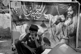 سوگواره چهارم-عکس 9-محمد شهبازی-پیاده روی اربعین از نجف تا کربلا