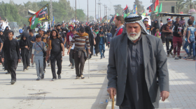 سوگواره پنجم-عکس 49-مجید پناهی-پیاده روی اربعین از نجف تا کربلا
